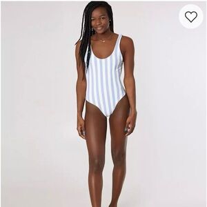 Dippin' Daisy's Blue and White Striped One Piece